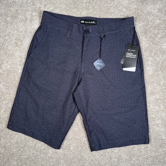 TravisMathew Other - NWT Travis Mathew Men's 30 Prestige Lifestyle Performance Hybrid Shorts Blue